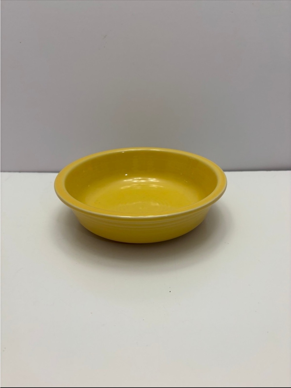 Vintage Fiesta yellow ceramic bowl